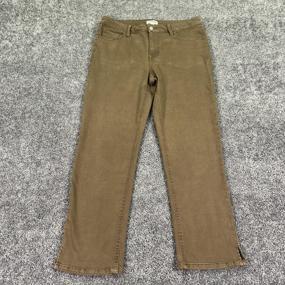 Maurices Denim - M Jeans By Maurices Jeans Womens 8 Brown Mid Rise Slim Straight Ankle Stretch
